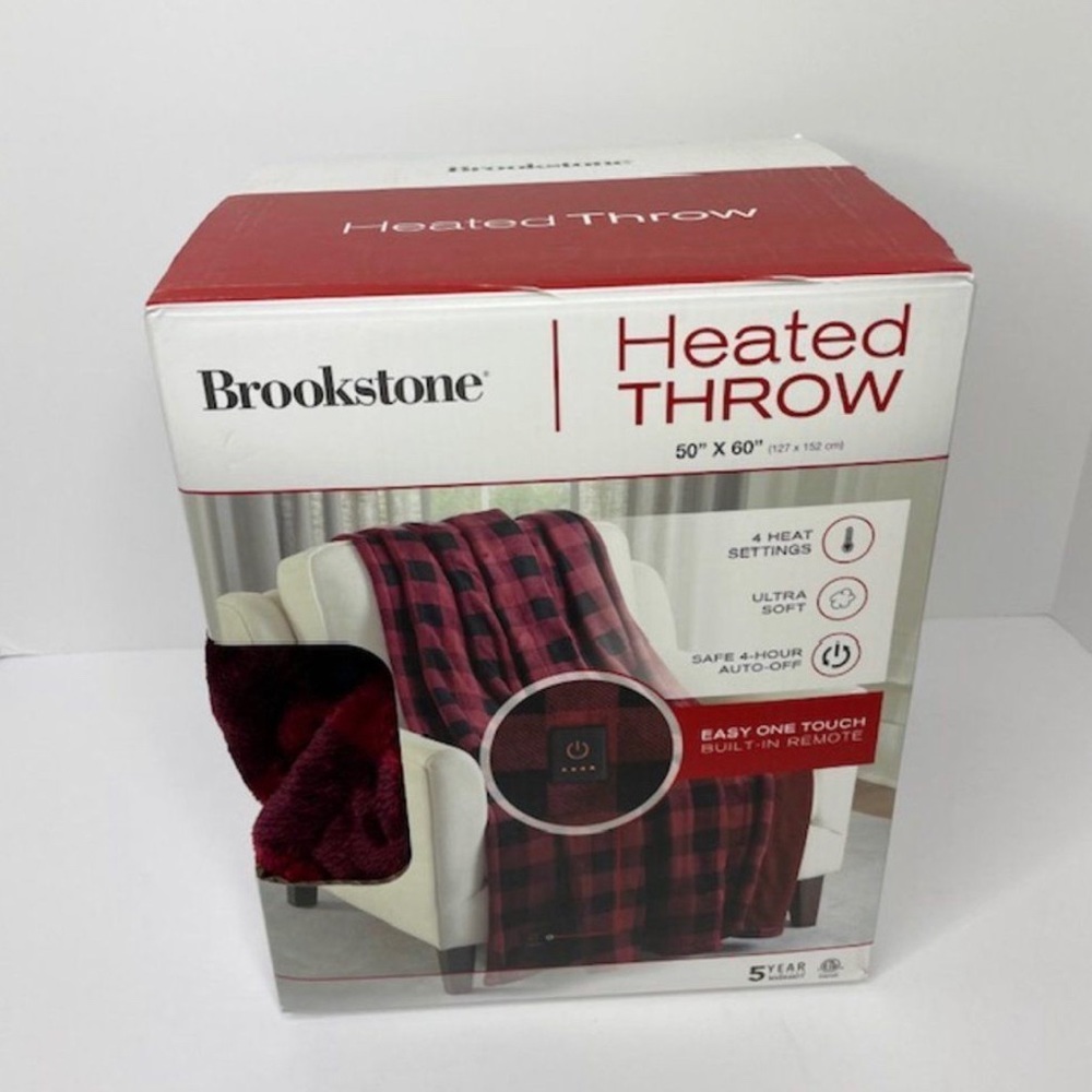Brookstone Heated Throw